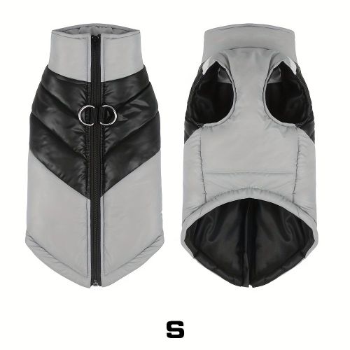 Winter New Pet Waterproof And Warm Coat, Reflective And Comfortable Dog New Arrival Warm Clothes For Pet Jacket With Harness Winter Warm Waterproof An