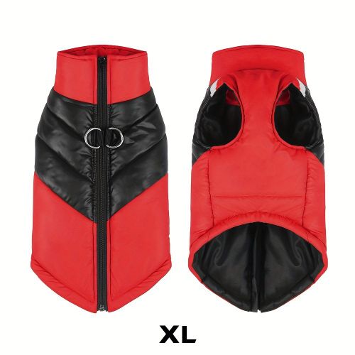 Winter New Pet Waterproof And Warm Coat, Reflective And Comfortable Dog New Arrival Warm Clothes For Pet Jacket With Harness Winter Warm Waterproof An