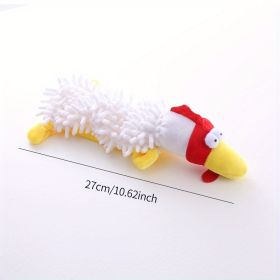 Pet Dog Toy Sounding Toy For Dog Chew Toy Puppy Molar Toy Plush Toy Dog Interactive Toy Supplies (model: White Chicken)