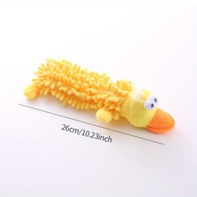 Pet Dog Toy Sounding Toy For Dog Chew Toy Puppy Molar Toy Plush Toy Dog Interactive Toy Supplies (model: Yellow Duck)