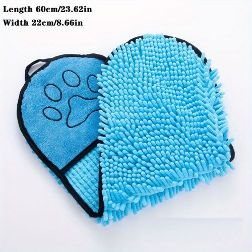 Absorbent Dog Towel, Microfiber Quick Drying Towel Machine Washable With Hand Pockets Pet Towel For Medium Large Dog Super Absorbent Pet Towel Quickly