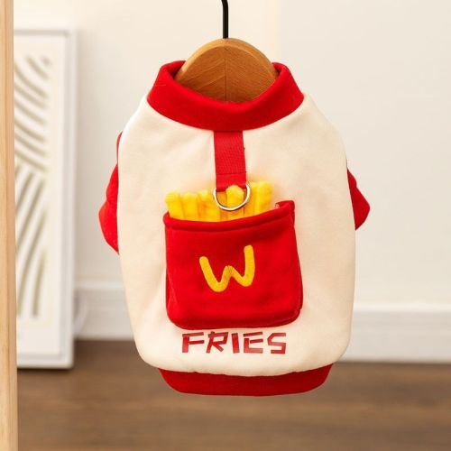 Dog Carrot Rabbit Lapel Sweater Thin Clothes